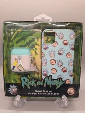 Rick & Morty Apple Iphone 11 and Airpod Case Covers